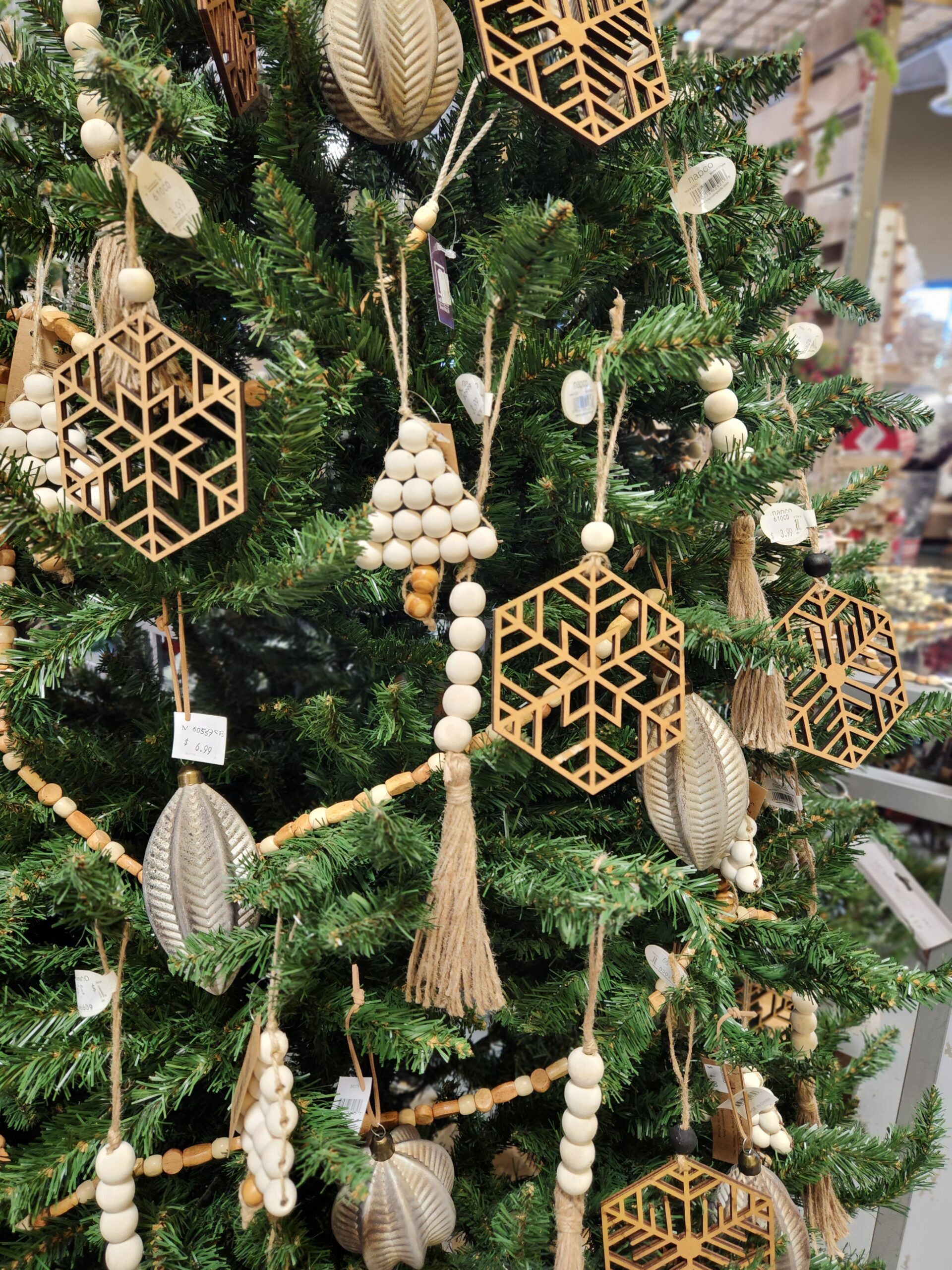 Woodsy christmas ornaments