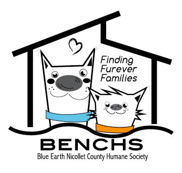 BENCHS Finding Furever Families Blue Earth County Humane Society logo